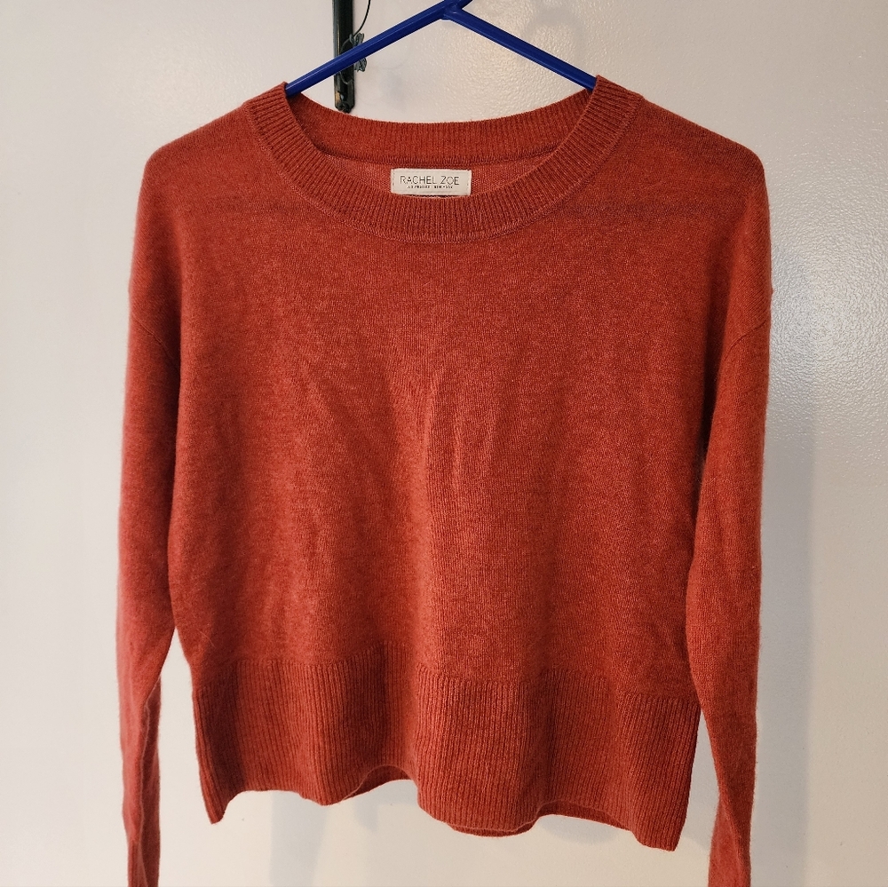 Rachel Zoe Terracotta Knit Sweater